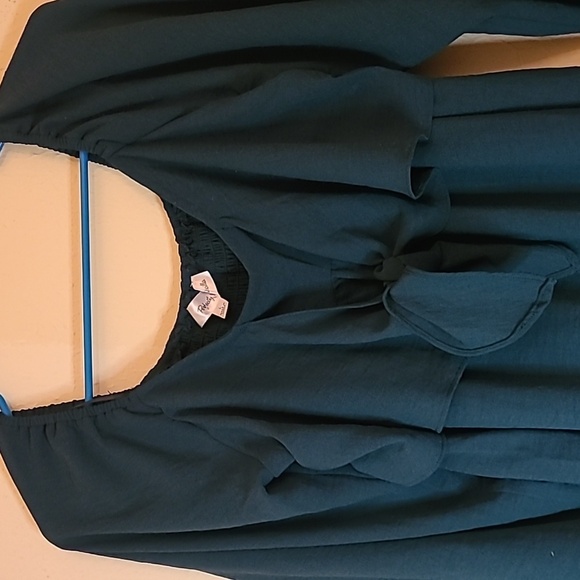 PERFECTLY PRISCILLA Green Dress - Size Large - Picture 2 of 10